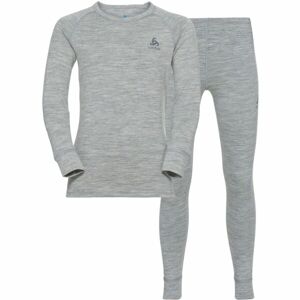 Odlo SET LONG MERINO 200 KIDS Dětský funkční set, šedá, veľkosť 140