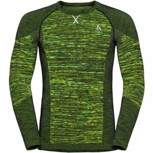 Odlo BL TOP CREW NECK L/S BLACKCOMB ECO Funkční tričko, zelená, velikost L