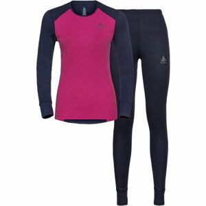 Odlo ACTIVE WARM ECO SPECIAL SET Dámský funkční set, tmavě modrá, velikost XS