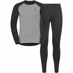 Odlo ACTIVE WARM ECO SPECIAL SET Pánský funkční set, tmavě šedá, velikost XL
