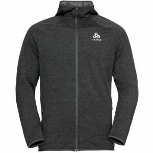 Odlo RUN EASY 365 MIDLAYER HOODY Pánská běžecká mikina, černá, velikost M