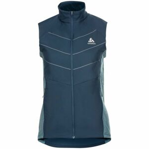 Odlo W RUN EASY S-THERMIC VEST Dámská běžecká vesta, modrá, veľkosť M