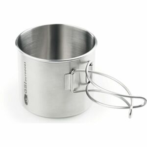 GSI GLACIER STAINLESS BOTTLE CUP/POT Hrnek z nerezu, stříbrná, velikost UNI