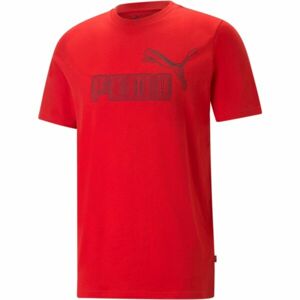 Puma GRAPHICS NO 1 LOGO TEE Pánské triko, červená, velikost