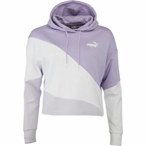 Puma POWER CAT HOODIE TR Dámská mikina, fialová, velikost L