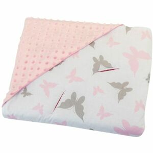 BOMIMI WRAP BLANKET (CAR) Deka do autosedačky, růžová, velikost