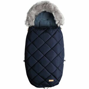 BEZTROSKA BAG WITH FUR 100 cm Fusak, tmavě modrá, velikost UNI