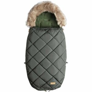 BEZTROSKA BAG WITH FUR 110 cm Fusak, zelená, velikost UNI