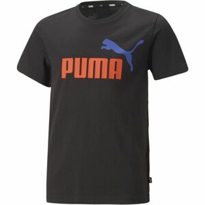 Puma ESS+2 COL LOGO TEE B Dětské triko, černá, velikost 116