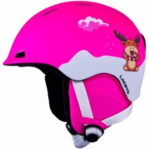 Laceto REINDEER Dětská lyžařská helma, růžová, velikost (48 - 52)