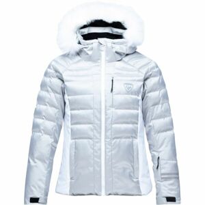 Rossignol W RAPIDE METALLIC JKT Dámská lyžařská bunda, stříbrná, velikost M