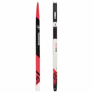 Rossignol DELTA SPORT R-SKIN STIFF-XC Klasické běžecké lyže se stoupacími pásy, černá, velikost 206