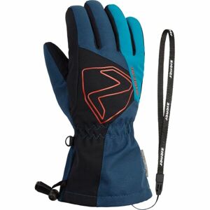Ziener LAVAL AS® AW JR Dětské lyžařské rukavice, tmavě modrá, velikost 5.5