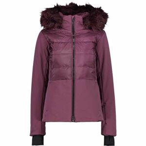 CMP WOMAN JACKET ZIP HOOD Dámská lyžařská bunda, fialová, veľkosť 38