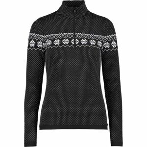 CMP WOMAN JACKET KNITTED Dámský rolák, černá, veľkosť 40