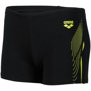 Arena SWIM SHORT GRAPHIC Chlapecké nohavičkové plavky, černá, velikost