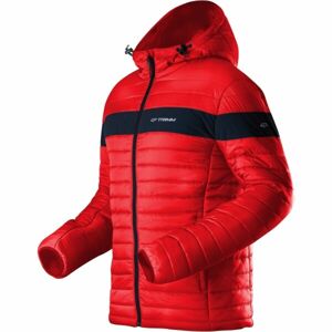 TRIMM CREDIT Pánská prošívaná bunda, červená, velikost XXL