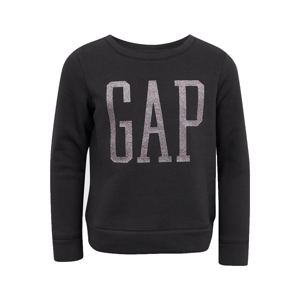 GAP LOGO CREW Dívčí mikina, černá, veľkosť XL