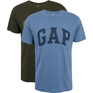 GAP 2PK ARCH LOGO Pánské tričko, khaki, velikost