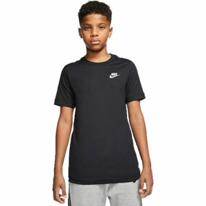 Nike SPORTSWEAR EMBLEM FUTURA Chlapecké tričko, černá, veľkosť L