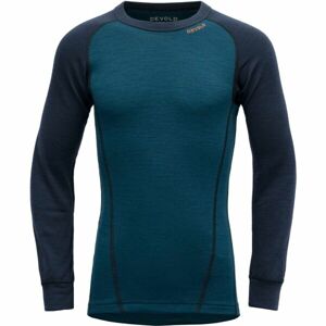 Devold DUO ACTIVE MERINO SHIRT JR Dětské termo triko, modrá, velikost 10