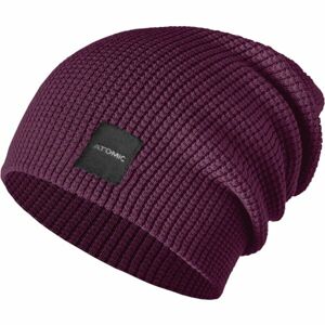 Atomic ALPS SLOUCH BEANIE Zimní čepice, vínová, veľkosť UNI