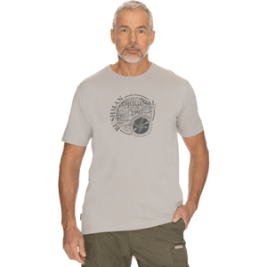 BUSHMAN DAISEN Pánské tričko, šedá, velikost XXXXL