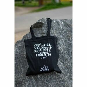 YOGGYS MULTIFUNCTIONAL ECO BAG Bavlněná taška, černá, velikost