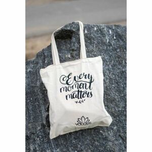YOGGYS MULTIFUNCTIONAL ECO BAG Bavlněná taška, béžová, velikost