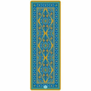 YOGGYS DESIGN YOGA MAT 3.5 MM Podložka na jógu designová, modrá, veľkosť UNI
