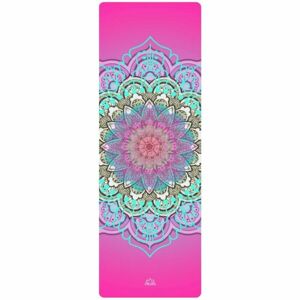 YOGGYS TRAVEL YOGA MAT 1.5 MM LOTUS BLOSSOM Podložka na jógu cestovní, růžová, velikost