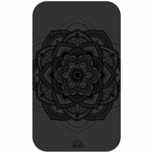 YOGGYS NON-SLIP YOGA MAT SMALL MANDALA Podložka na jógu malá, černá, velikost