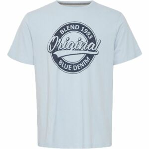 BLEND TEE REGULAR FIT Pánské tričko, světle modrá, velikost M