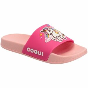 Coqui RUKI UNICORN Dívčí pantofle, růžová, velikost 28/29