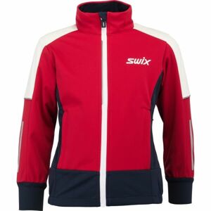 Swix DYNAMIC Dětská bunda na běžky, červená, velikost 164