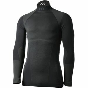 Mico MAGLIA LUPETTO M/L WARM CONTROL Pánské termoprádlo, černá, velikost III
