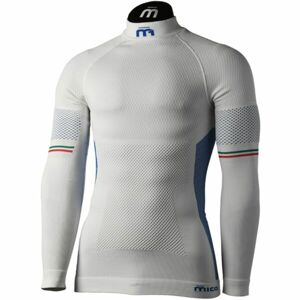 Mico LONG SLEEVES MOCK NECK SHIRT M1 Pánské termo triko, bílá, velikost II