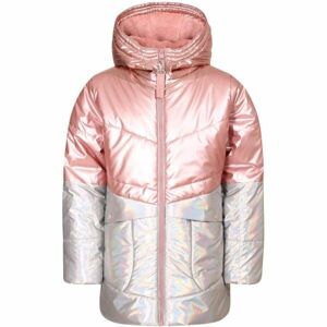 NAX FEREGO Dívčí zimní kabát, růžová, velikost 128-134