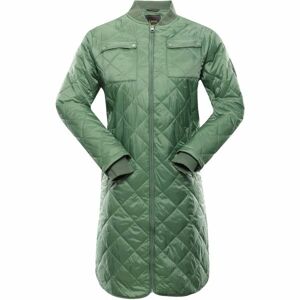 NAX LOZERA Dámský kabát, zelená, velikost XL