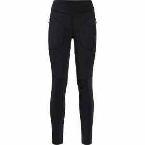 Jack Wolfskin SALMASER TIGHTS W Dámské outdoorové kalhoty, černá, velikost M