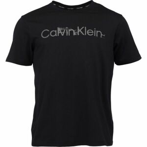 Calvin Klein ESSENTIALS PW S/S Pánské tričko, černá, velikost L