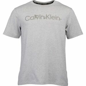 Calvin Klein ESSENTIALS PW S/S Pánské tričko, šedá, velikost XXL