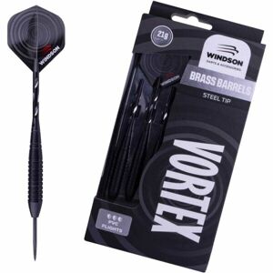 Windson VORTEX 21 G BRASS SET Mosazný set šipek s kovovými hroty, černá, velikost UNI