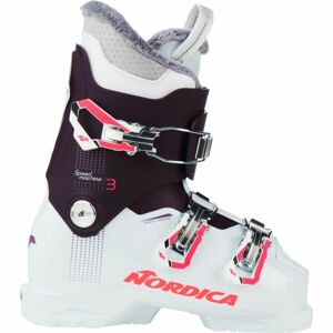 Nordica SPEEDMACHINE J 3 Dívčí sjezdové boty, bílá, velikost 22