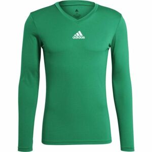 adidas TEAM BASE TEE Pánské fotbalové triko, zelená, velikost XXL