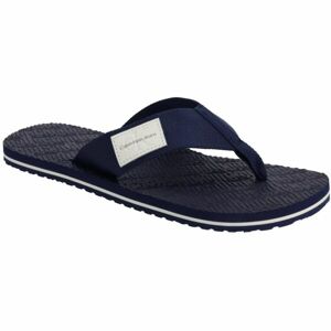 Calvin Klein BEACH SANDAL WOVEN PATCH Pánské žabky, tmavě modrá, velikost