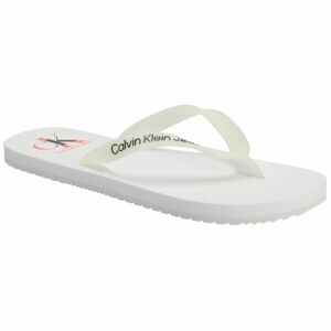 Calvin Klein BEACH SANDAL LOGO Pánské žabky, bílá, velikost 42