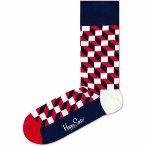 HAPPY SOCKS FILLED OPTIC Klasické ponožky, červená, velikost 41-46