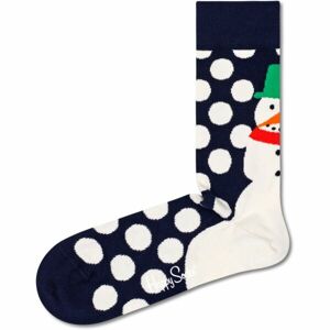 HAPPY SOCKS JUMBO SNOWMAN Klasické ponožky, tmavě modrá, velikost 41-46