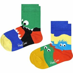 HAPPY SOCKS MONSTERS 2P Dětské ponožky, mix, velikost 28-31